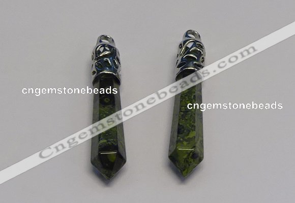 NGP5420 10*65mm sticks kambaba jasper pendants wholesale