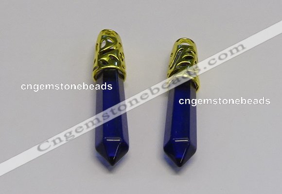 NGP5446 10*65mm sticks crystal glass pendants wholesale