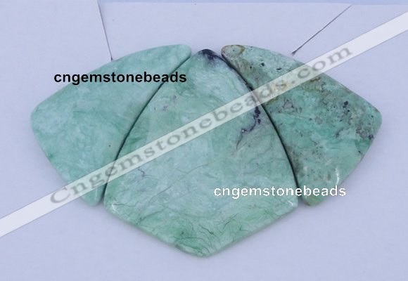 NGP55 Fashion grass turquoise gemstone pendants set jewelry wholesale