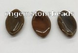 NGP5507 28*50mm marquise agate gemstone pendants