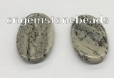 NGP5523 30*50mm - 35*55mm oval jasper pendants wholesale