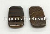 NGP5538 35*55mm rectangle iron tiger pendants wholesale