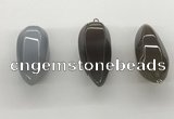 NGP5545 14*40mm - 23*58mm teardrop agate gemstone pendants