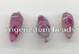 NGP5547 14*40mm - 23*58mm teardrop agate gemstone pendants