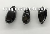 NGP5549 14*40mm - 23*58mm teardrop agate gemstone pendants