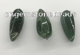 NGP5556 14*40mm - 23*58mm teardrop Canadian jade pendants