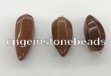 NGP5560 14*40mm - 23*58mm teardrop goldstone pendants wholesale