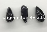 NGP5561 14*40mm - 23*58mm teardrop blue goldstone pendants