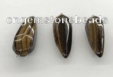 NGP5563 14*40mm - 23*58mm teardrop yellow tiger eye pendants