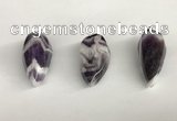 NGP5570 18*40mm - 23*58mm teardrop dogtooth amethyst pendants