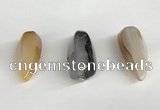 NGP5571 18*40mm - 23*58mm teardrop agate gemstone pendants