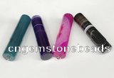 NGP5722 15*57mm tube agate gemstone pendants wholesale