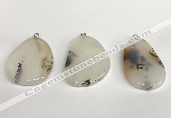 NGP5736 25*38mm - 32*45mm freeform agate pendants wholesale