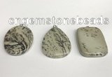 NGP5761 30*40mm freefrom jasper gemstone pendants wholesale