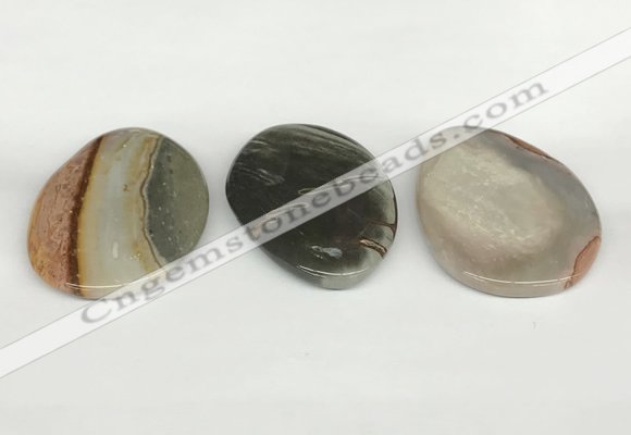 NGP5786 35*55mm - 45*65mm freeform agate slab pendants