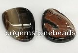 NGP5795 40*60mm flat teardrop agate pendants wholesale