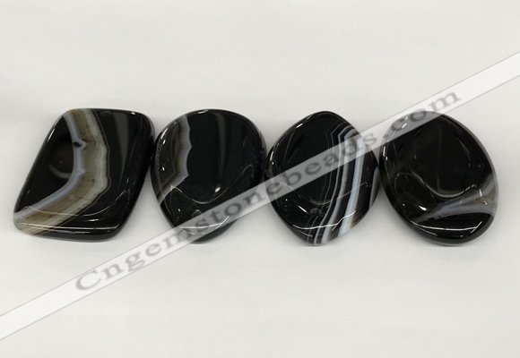 NGP5802 30*50mm freeform agate slab pendants wholesale