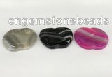 NGP5807 38*43mm apple agate gemstone pendants wholesale