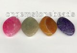 NGP5816 30*50mm marquise agate gemstone pendants wholesale