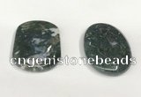 NGP5833 35*55mm oval agate gemstone pendants wholesale