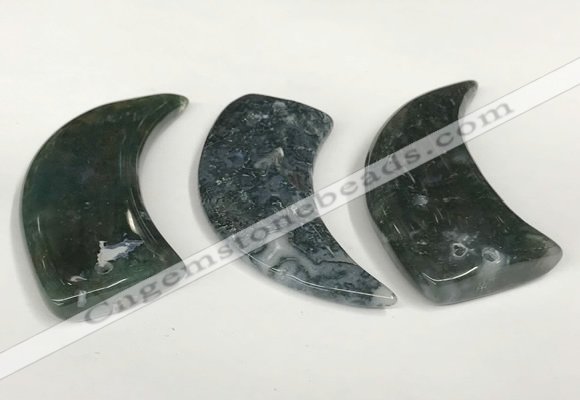 NGP5835 22*55mm - 25*55mm horn agate gemstone pendants wholesale