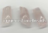 NGP5873 20*55mm - 22*60mm marquise rose quartz pendants