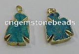 NGP6027 25*35mm - 30*40mm angel sea sediment jasper pendants