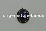 NGP6102 20*25mm - 22*30mm oval lapis lazuli pendants wholesle