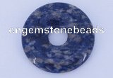 NGP611 5pcs 7*40mm new sodalite gemstone donut pendants wholesale