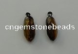 NGP6444 12*24mm - 15*30mm faceted bullet yellow tiger eye pendants