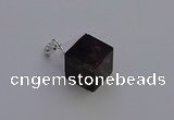 NGP6788 15*22mm cube smoky quartz pendants wholesale