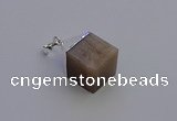 NGP6794 15*22mm cube moonstone gemstone pendants wholesale