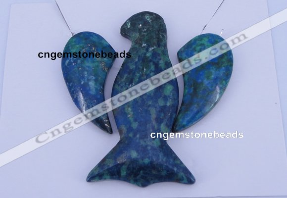 NGP69 Fashion chrysocolla gemstone pendants set jewelry wholesale