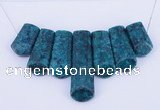 NGP71 Fashion chrysocolla gemstone pendants set jewelry wholesale