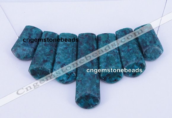 NGP71 Fashion chrysocolla gemstone pendants set jewelry wholesale