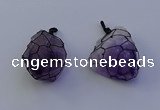 NGP7148 20*40mm - 30*45mm faceted nuggets amethyst pendants