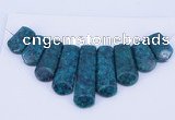 NGP72 Fashion chrysocolla gemstone pendants set jewelry wholesale