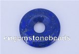 NGP721 5*30mm natural lapis lazuli gemstone donut pendant