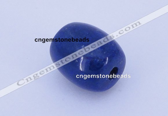 NGP722 13*15mm drum natural lapis lazuli gemstone pendant