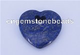 NGP723 26*26mm heart natural lapis lazuli gemstone pendant