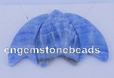 NGP73 Fashion blue lace agate gemstone pendants set jewelry wholesale