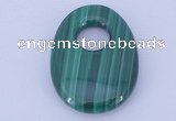 NGP734 20*30mm oval natural malachite gemstone pendant wholesale