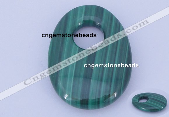 NGP734 20*30mm oval natural malachite gemstone pendant wholesale