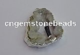 NGP7384 45*50mm - 50*55mm freeform druzy agate pendants