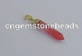 NGP7540 8*40mm sticks cherry quartz pendants wholesale