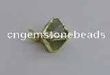 NGP7558 20*22mm fluorite gemstone pendants wholesale