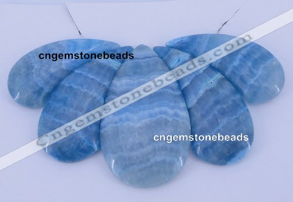 NGP78 Fashion blue lace agate gemstone pendants set jewelry wholesale