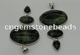 NGP8021 50*82mm - 52*86mm kambaba jasper pendant set jewelry