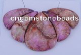 NGP84 Dyed imperial jasper gemstone pendants set jewelry wholesale