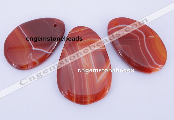 NGP863 5PCS 30-45mm*50-60mm freeform agate gemstone pendants
